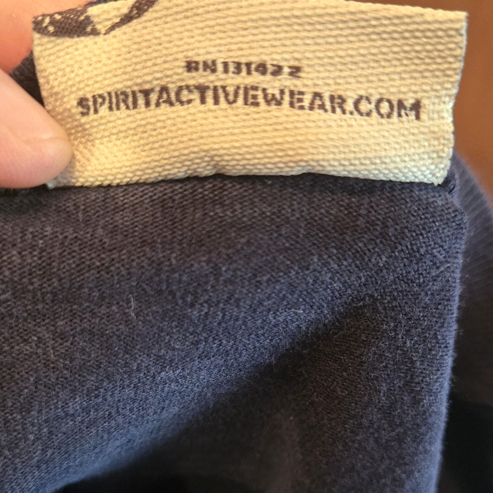 Sierra At Tahoe Spirit Activewear Navy Sweatshirt Jersey SzL - Picture 9 of 9